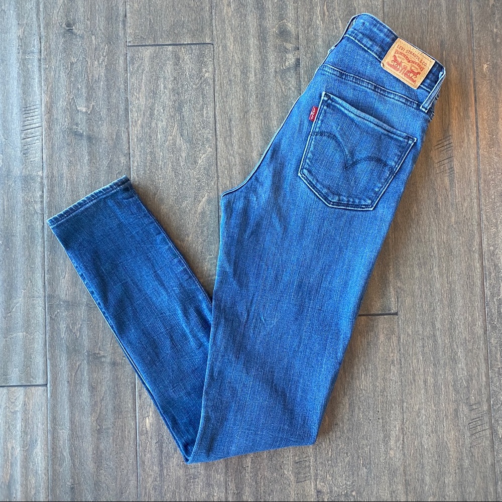 Levi’s 721 High Rise Skinny Filiforme Jeans Sz 28